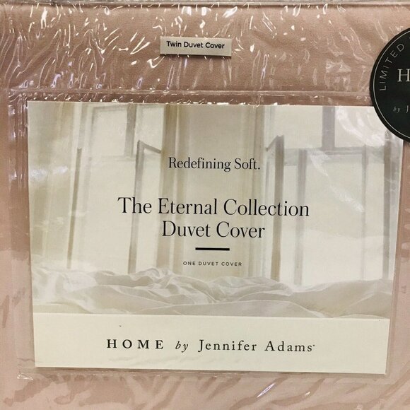 Jennifer Adams Home Eternal Collection Duvet Cover Twin Pink - Picture 2 of 5